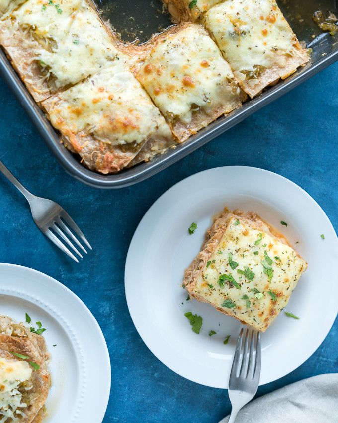 Chicken Enchilada Casserole Healthy
 Green Chicken Enchilada Casserole