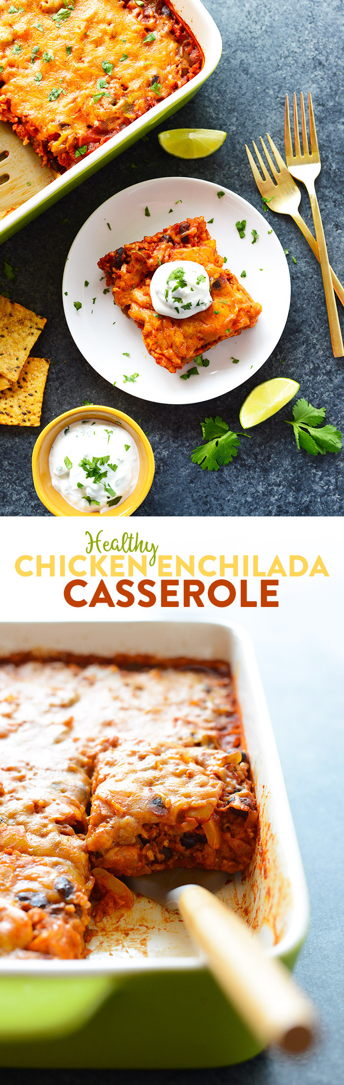 Chicken Enchilada Casserole Healthy
 Healthy Chicken Enchilada Casserole with Brown Rice Fit