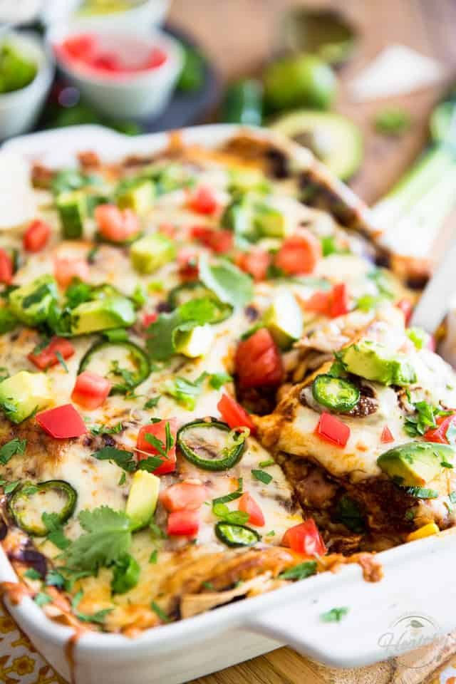 Chicken Enchilada Casserole Healthy
 Chicken Enchilada Casserole • The Healthy Foo