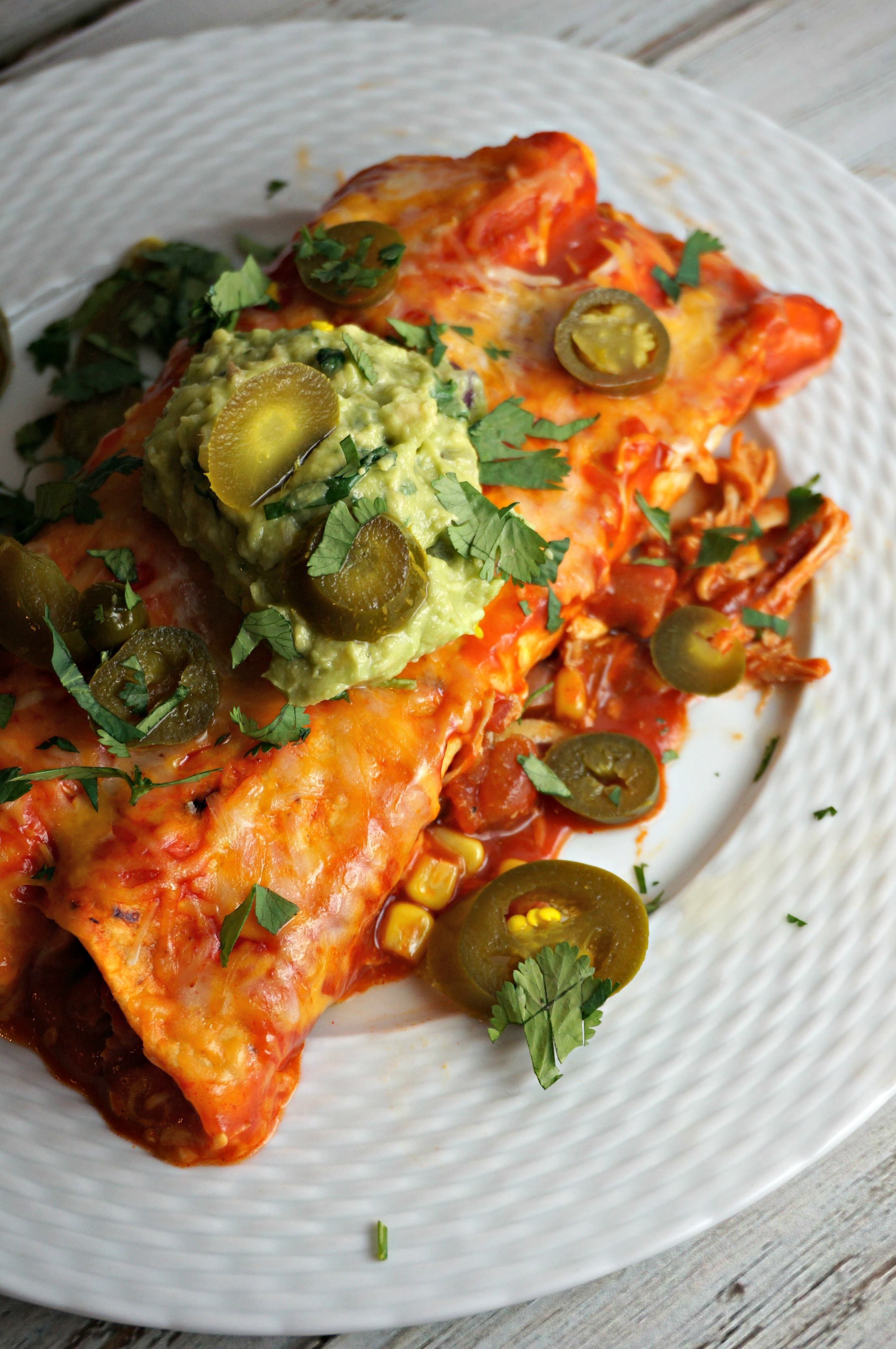 Chicken Enchiladas Healthy
 Chicken Enchilada Recipe Makes TWO Pans