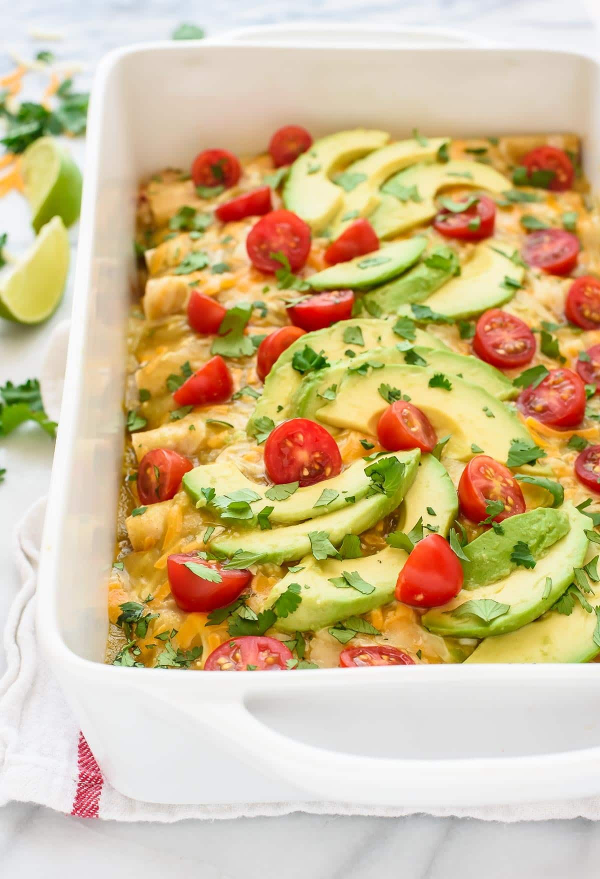 Chicken Enchiladas Healthy
 Green Chile Chicken Enchiladas