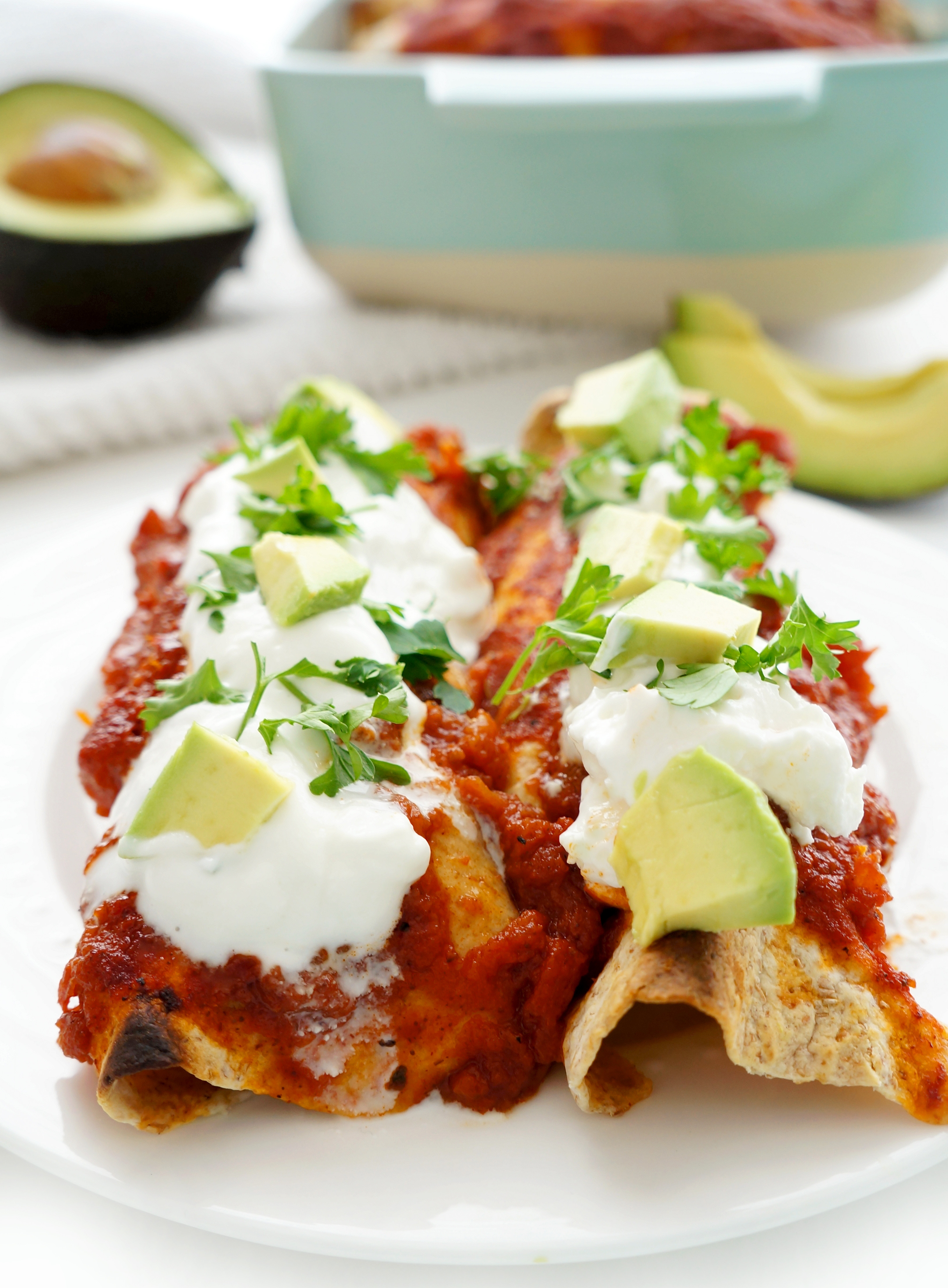 Chicken Enchiladas Healthy
 Haute & Healthy Living enchiladas Archives