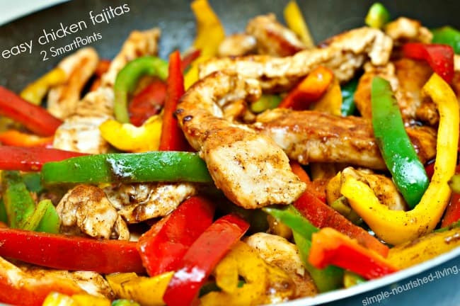 Chicken Fajitas Healthy
 Weight Watchers Easy Healthy Chicken Fajitas Recipe 2