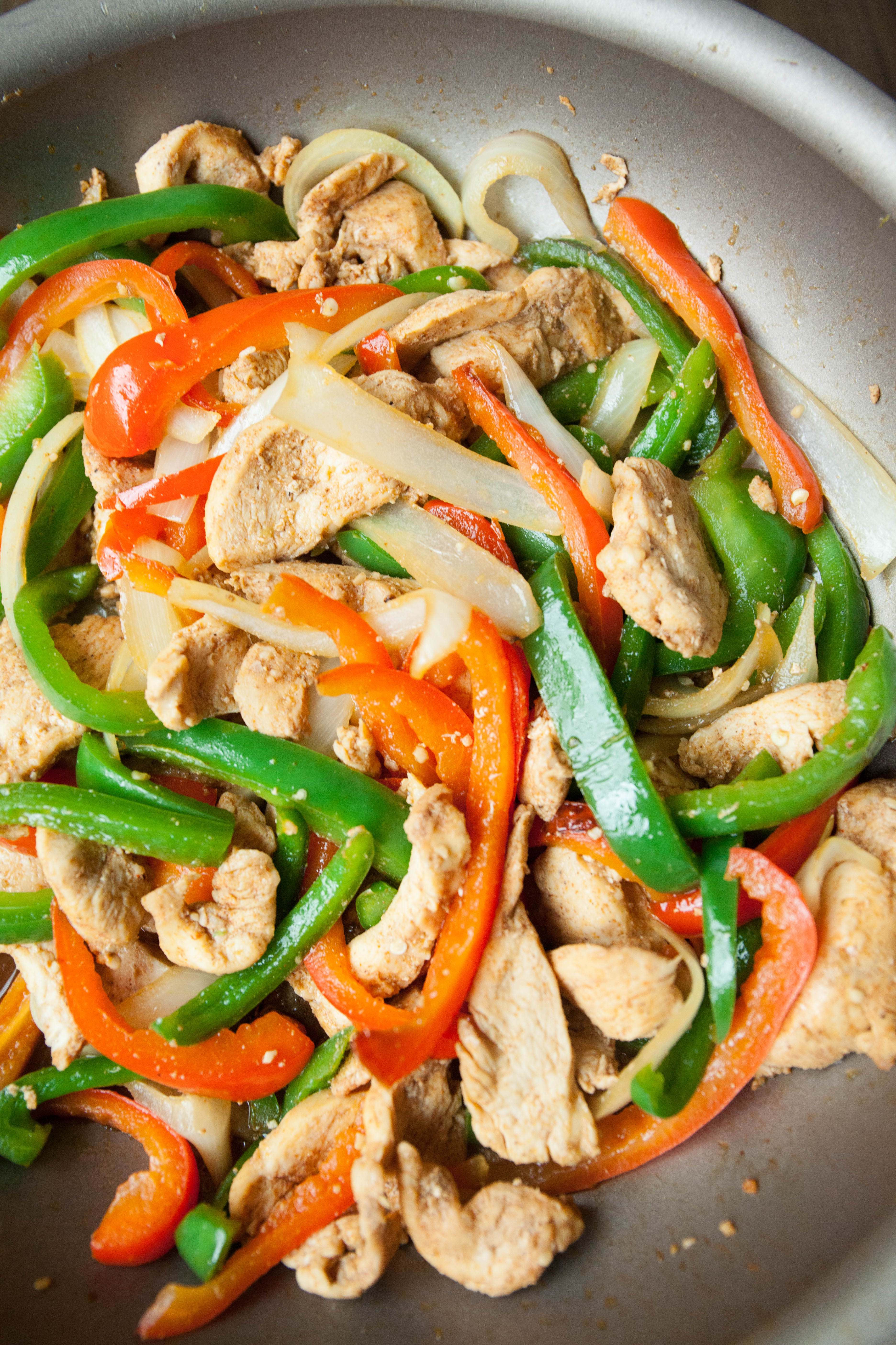 Chicken Fajitas Healthy
 Chicken Fajitas Recipe — My Healthy Dish