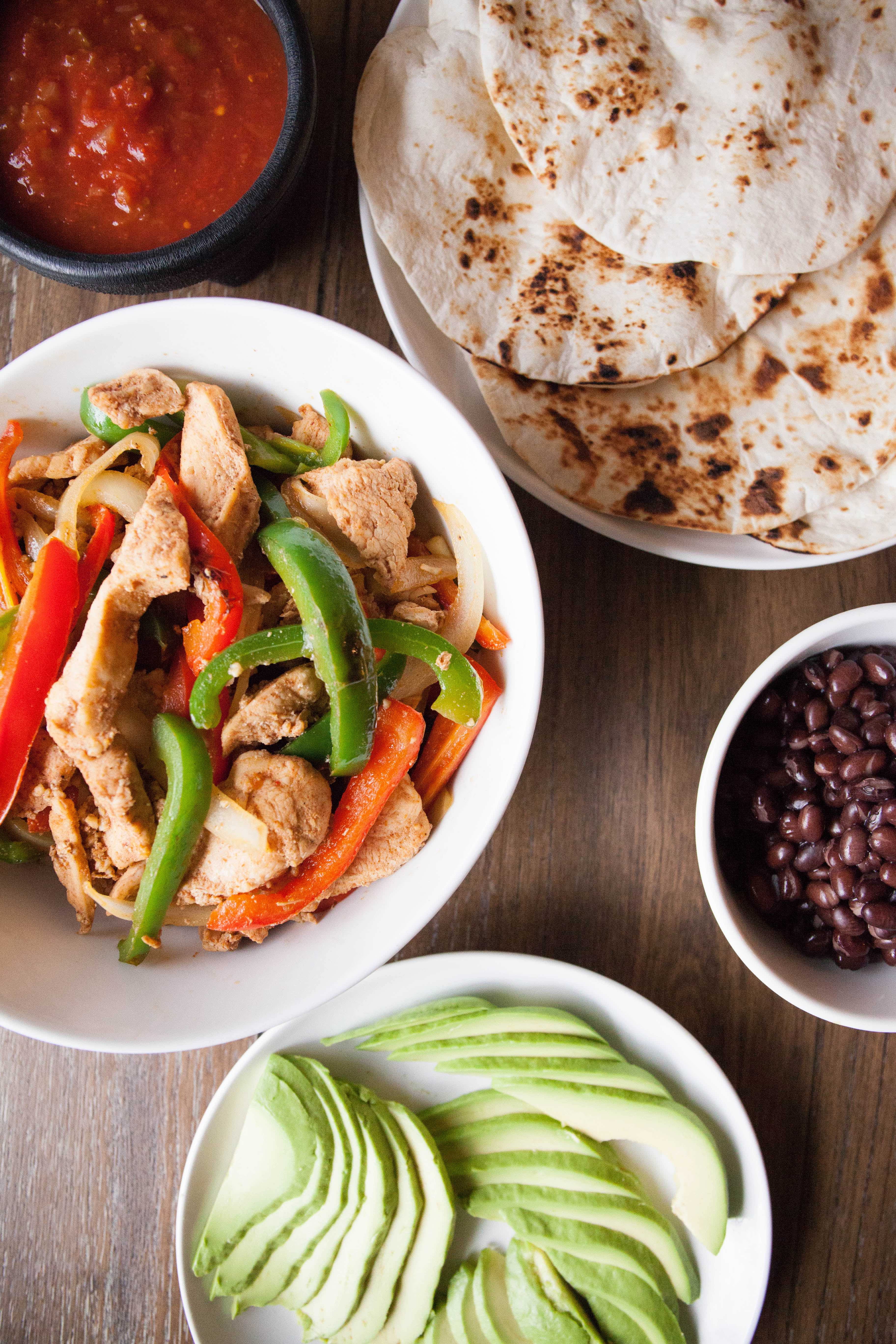 Chicken Fajitas Recipe Healthy
 Chicken Fajitas Recipe — My Healthy Dish