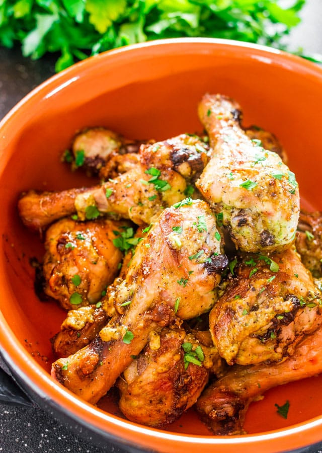 Chicken Legs Recipe Healthy
 Baked Garlic and Ginger Chicken Drumsticks Jo Cooks