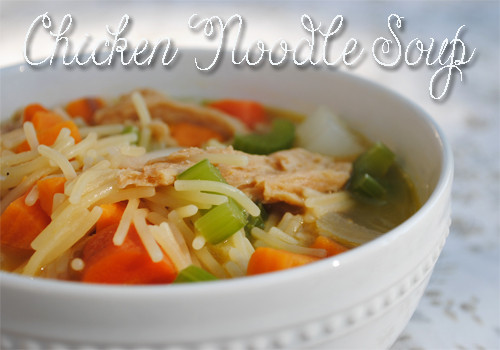 Chicken Noodle Soup Healthy
 Healthy Food Chicken Noodle Soup Recipe