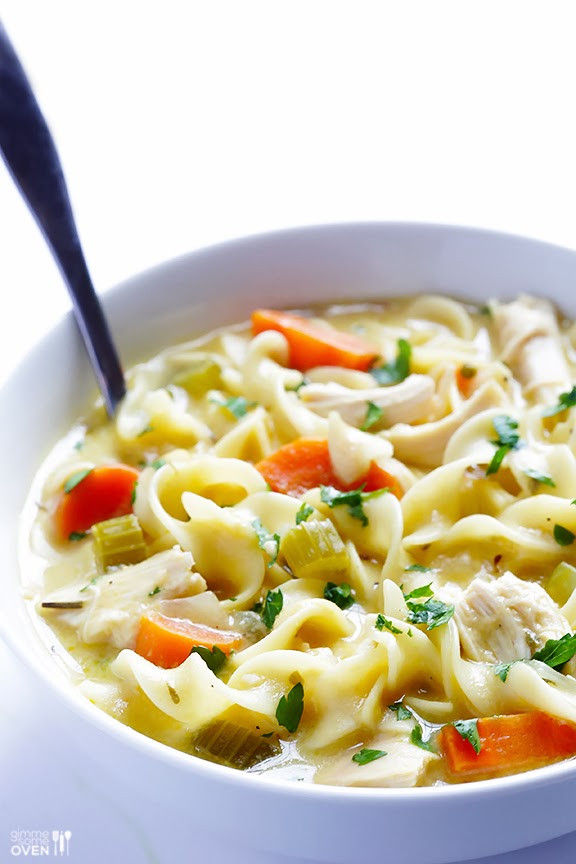 Chicken Noodle Soup Recipe Healthy
 Life Fad Healthy Creamy Homemade Chicken Noodle Soup