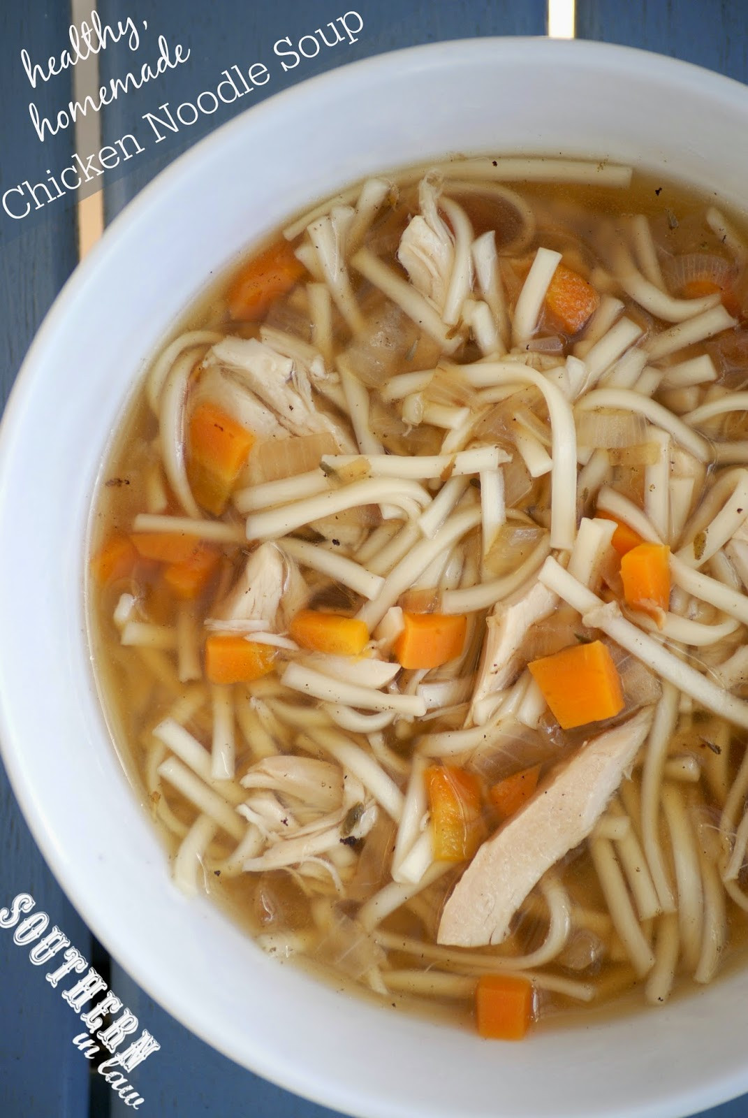 Chicken Noodle Soup Recipe Healthy
 Southern In Law Recipe Homemade Chicken Noodle Soup