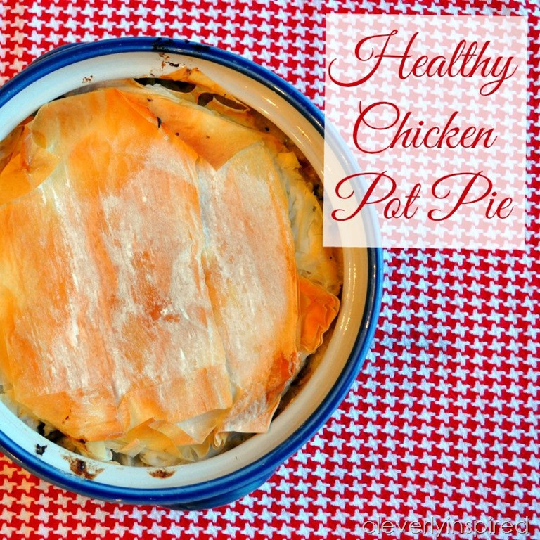 Chicken Pot Pie Recipes Healthy
 Healthy Chicken Pot Pie Recipe Cleverly Inspired