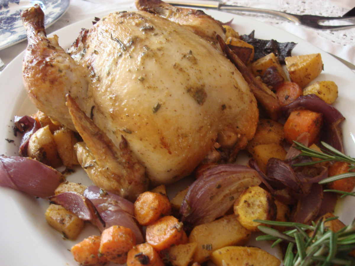 Chicken Recipe For Easter Dinner
 Spring Roast Chicken and Ve ables with Rosemary