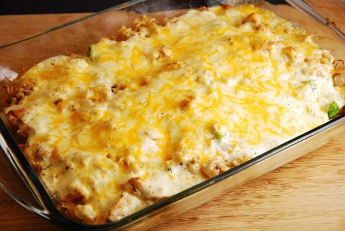 Chicken Rice Casserole Healthy
 Cheesy Chicken and Rice Casserole – 7 Points LaaLoosh