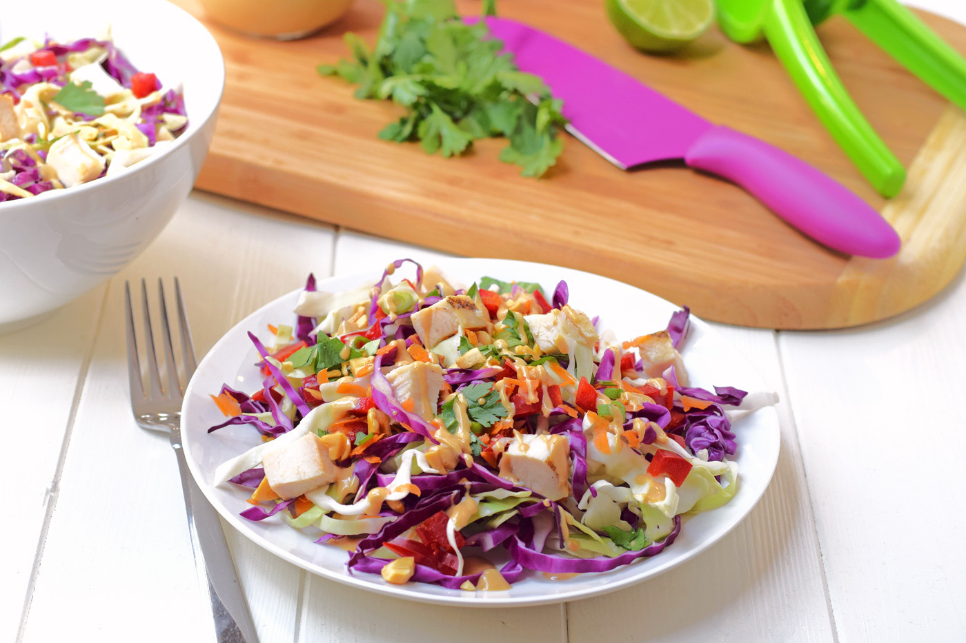 Chicken Salad Healthy
 Rainbow Chicken Salad