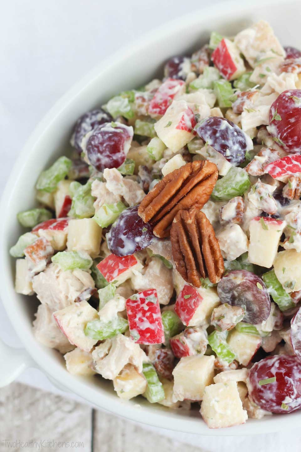 Chicken Salad Healthy
 Healthy Chicken Salad with Grapes Apples and Tarragon