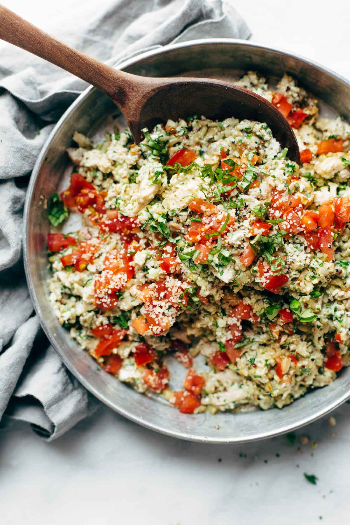 Chicken Salad Healthy
 Healthy Garlic Herb Chicken Salad Recipe Pinch of Yum