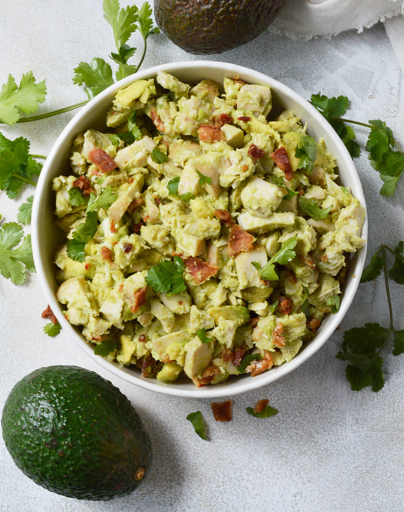 Chicken Salad Recipe Healthy
 Bacon Avocado Chicken Salad Whole30 Recipe WonkyWonderful