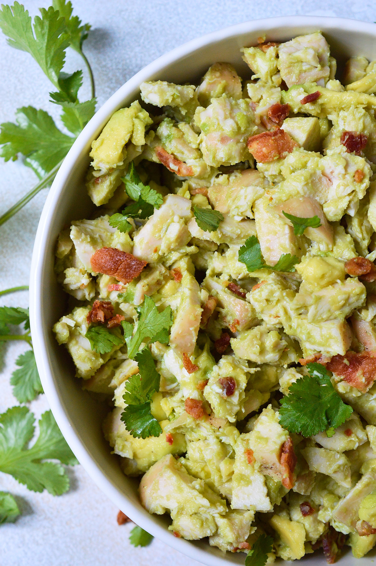 Chicken Salad Recipes Healthy
 Bacon Avocado Chicken Salad Whole30 Recipe WonkyWonderful