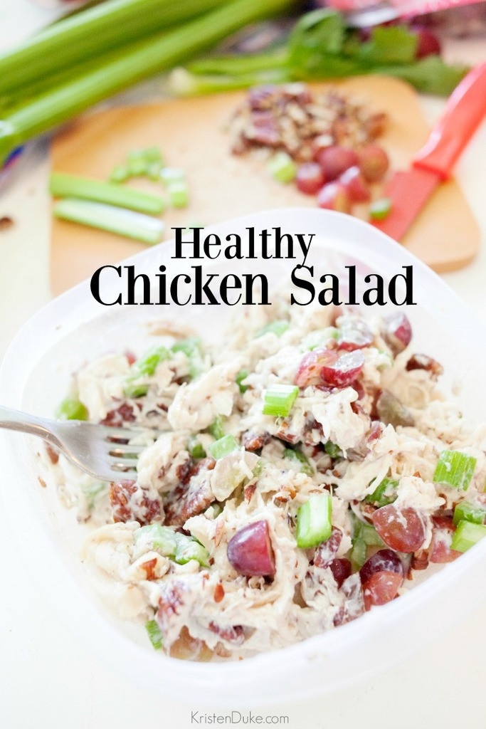 Chicken Salad Recipes Healthy
 Healthy Chicken Salad Recipe Capturing Joy with Kristen Duke
