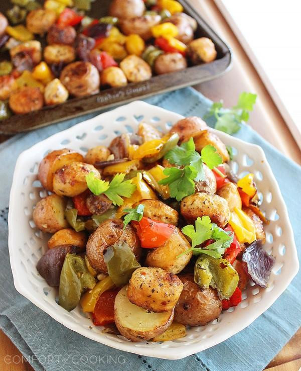 Chicken Sausage Recipe Healthy
 Roasted Chicken Sausage Peppers and Potatoes