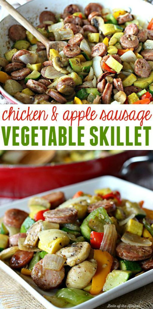 Chicken Sausage Recipes Healthy
 25 best ideas about Chicken apple sausage on Pinterest