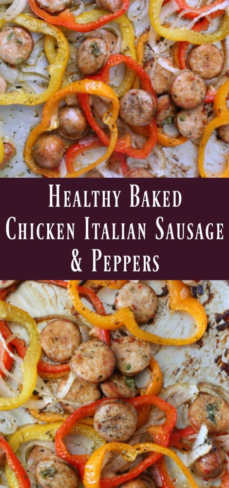 Chicken Sausage Recipes Healthy
 Healthy Baked Chicken Italian Sausage and Peppers