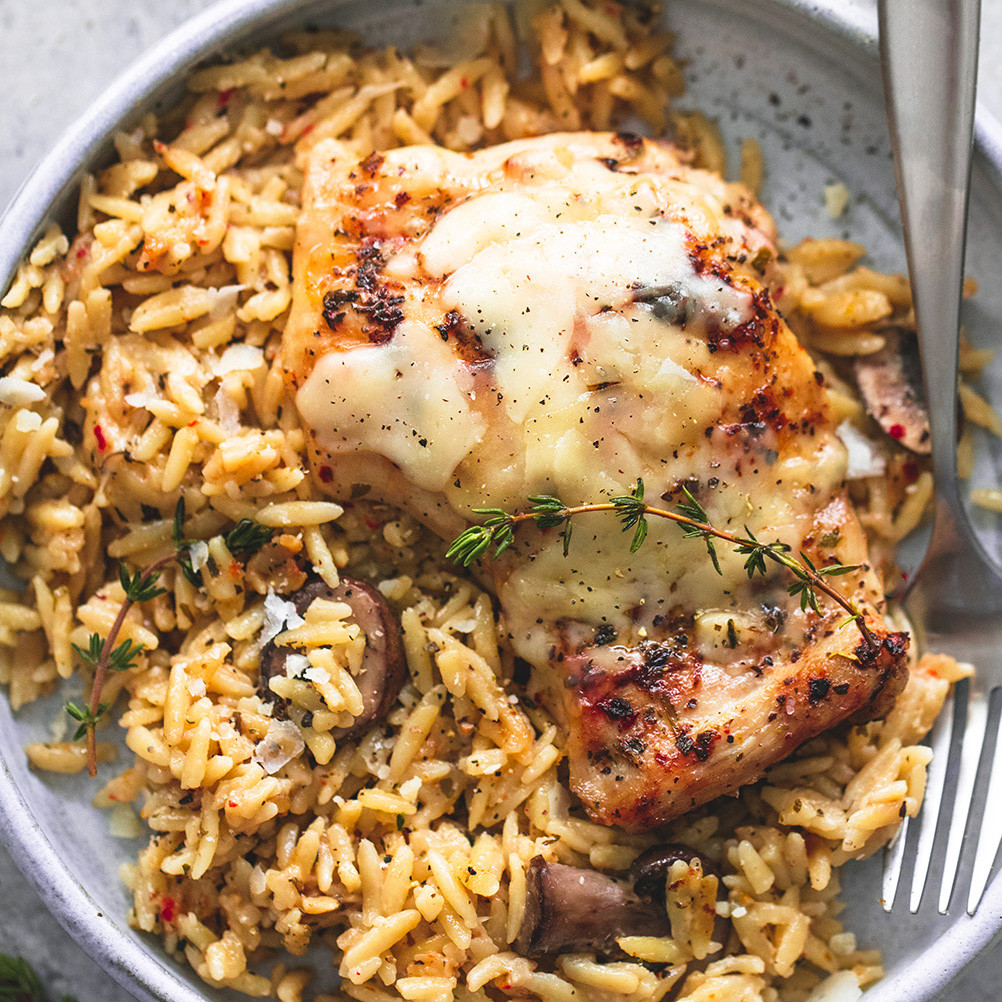 Chicken Slow Cooker Healthy Recipes
 Slow Cooker Parmesan Herb Chicken & Orzo Creme De La Crumb