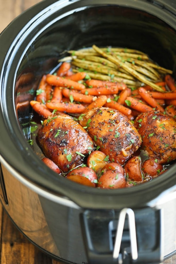 Chicken Slow Cooker Recipes Healthy
 15 Easy Slow Cooker Chicken Recipes thegoodstuff