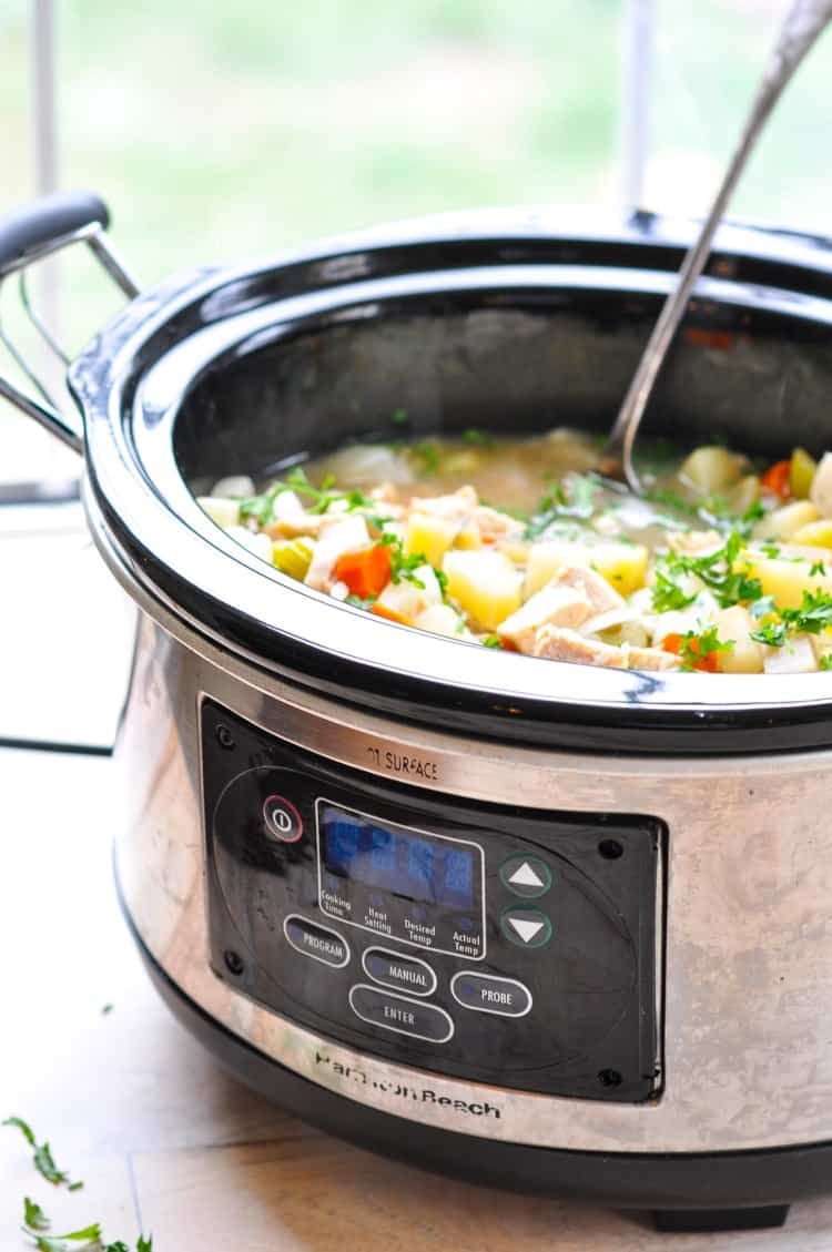 Chicken Slow Cooker Recipes Healthy
 Healthy Slow Cooker Chicken Stew The Seasoned Mom