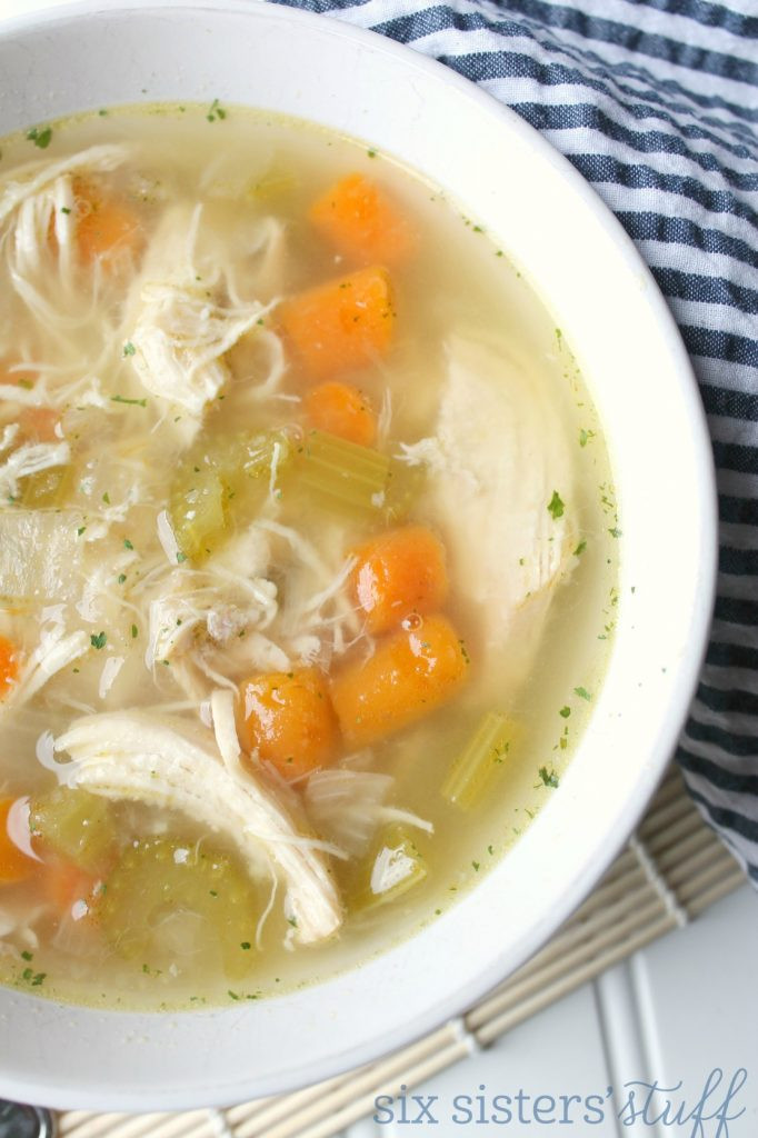 Chicken Soup Recipe Healthy
 Instant Pot Healthy Chicken Ve able Soup