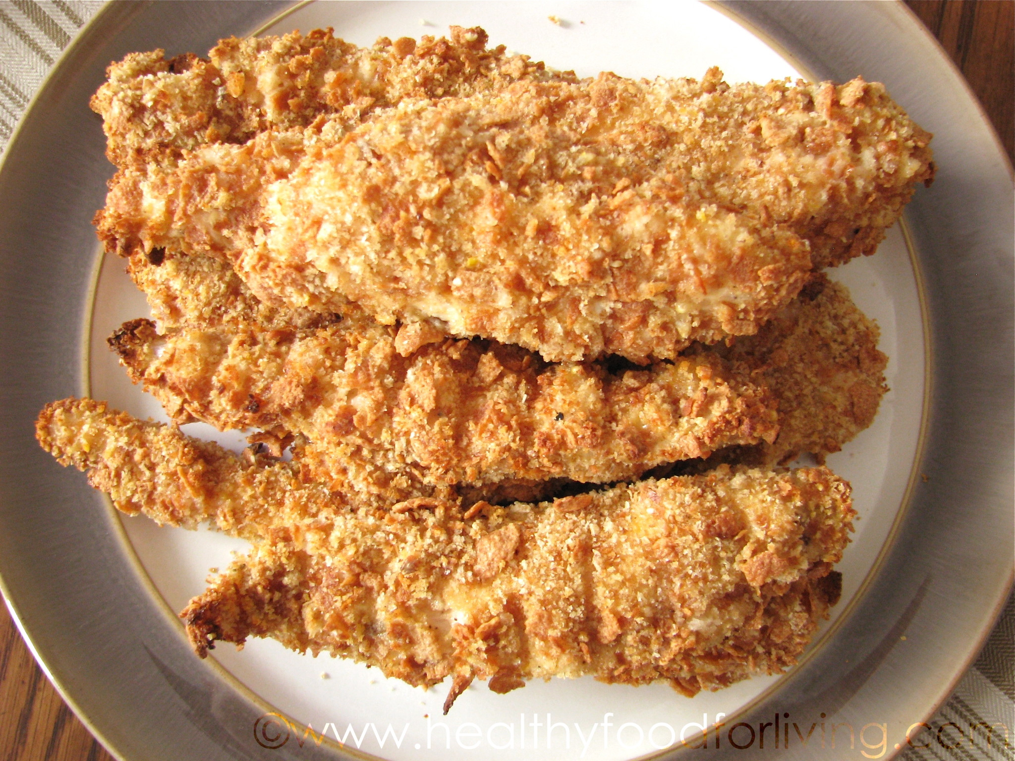 Chicken Tenders Healthy Recipes
 Crispy Baked Chicken Tenders