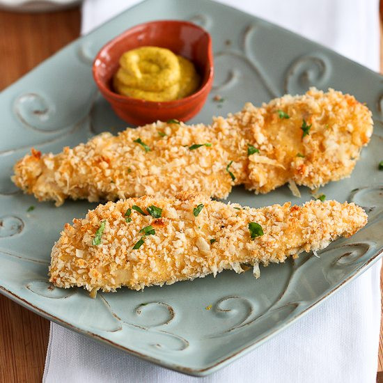 Chicken Tenders Healthy Recipes
 Crispy Baked Parmesan Crusted Chicken Tenders Recipe