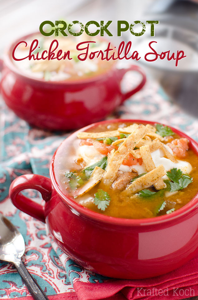 Chicken Tortilla Soup Crock Pot Healthy
 Crock Pot Chicken Tortilla Soup Page 2 of 2