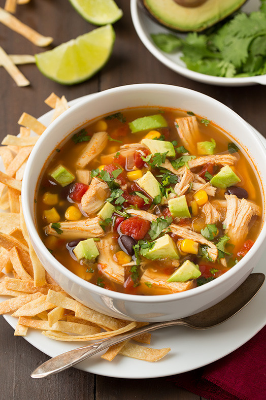 Chicken Tortilla Soup Crock Pot Healthy
 Healthy Crock Pot Recipes