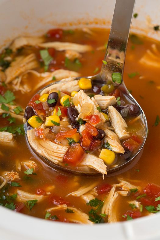 Chicken Tortilla Soup Crock Pot Healthy
 40 of the BEST fort Food Recipes Kitchen Fun With My