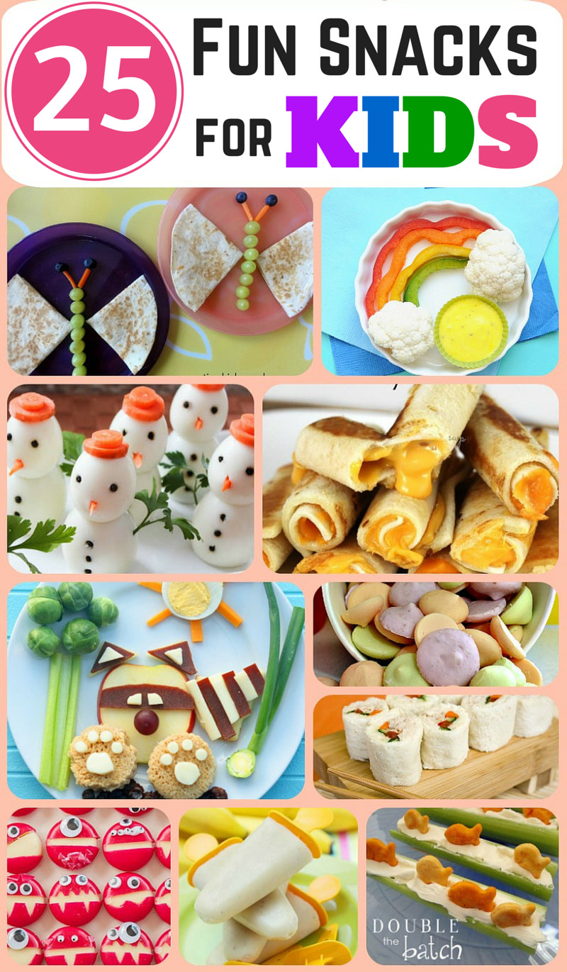 Childrens Healthy Snacks
 25 Fun and Healthy Snacks for Kids Double the Batch