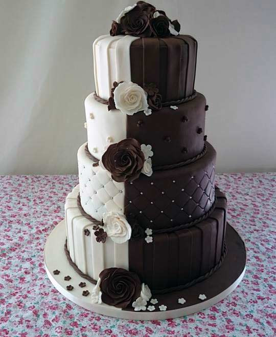 Chocolate And Vanilla Wedding Cakes
 Cakes Wexford Weddings Birthdays