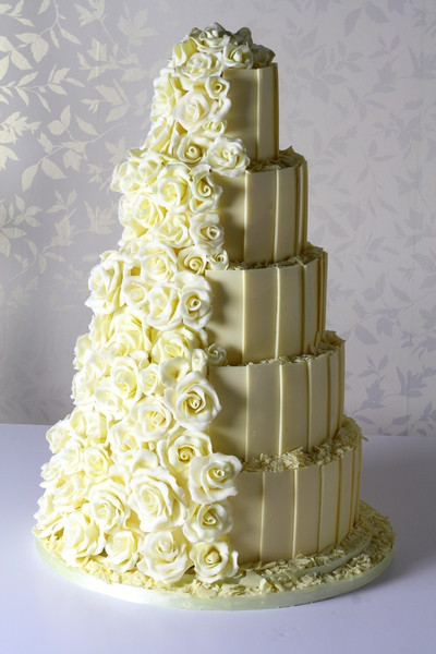 Chocolate And White Wedding Cake
 Getting to Know Le Papillon Patisserie