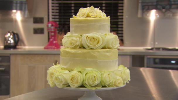 Chocolate And White Wedding Cakes
 BBC Food Recipes White chocolate wedding cake