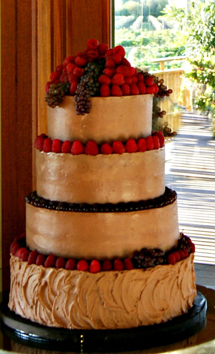 Chocolate Buttercream Wedding Cakes
 83 best images about Chocolate and Champagne Wedding
