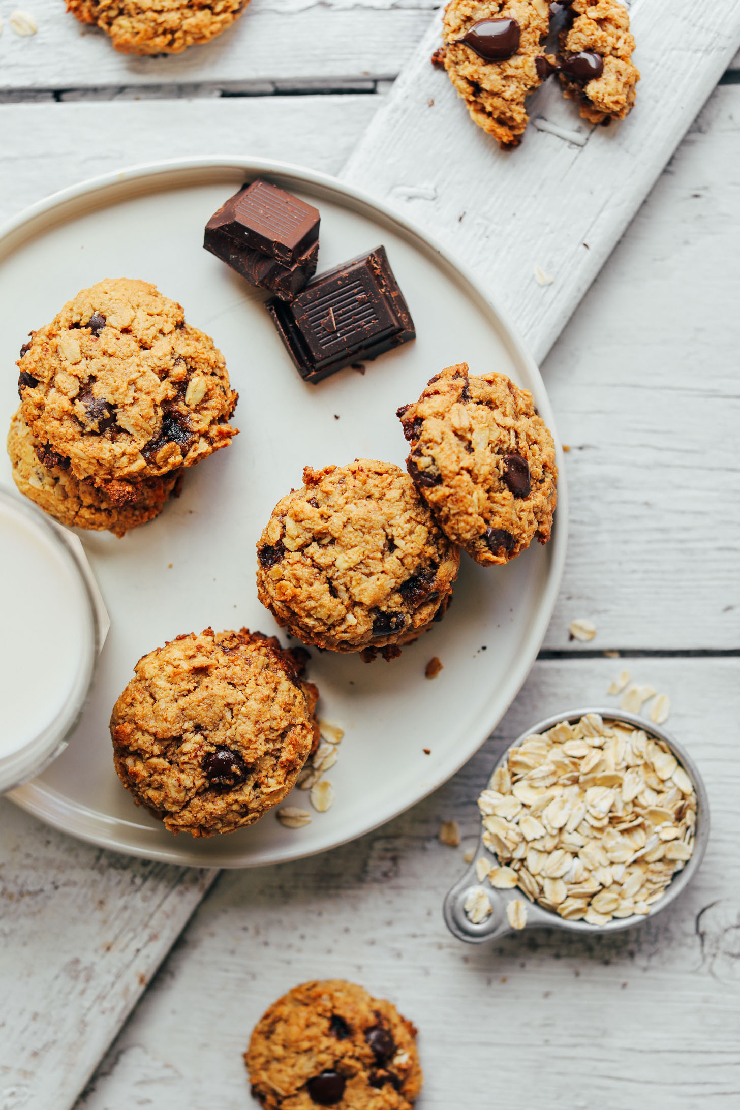 Chocolate Chip Oatmeal Cookies Healthy
 Gluten Free Oatmeal Chocolate Chip Cookies
