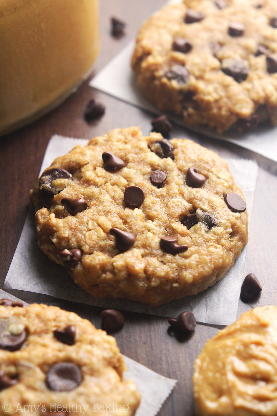 Chocolate Chip Oatmeal Cookies Healthy
 Chocolate Chip Peanut Butter Oatmeal Cookies Recipe Video