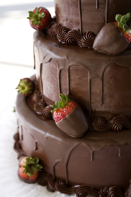 Chocolate Covered Strawberries Wedding Cakes
 Chocolate Wedding Cakes