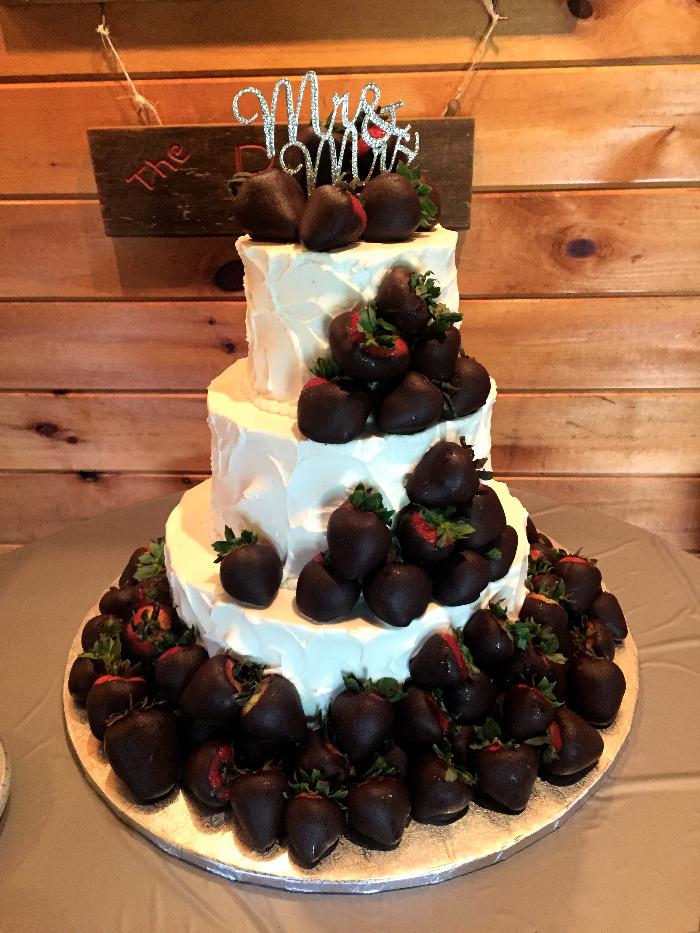 Chocolate Covered Strawberry Wedding Cake
 Ithaca Wedding Cakes Ithaca Birthday Cakes