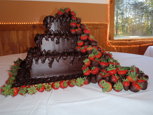Chocolate Covered Strawberry Wedding Cake
 Chocolate Wedding Cakes