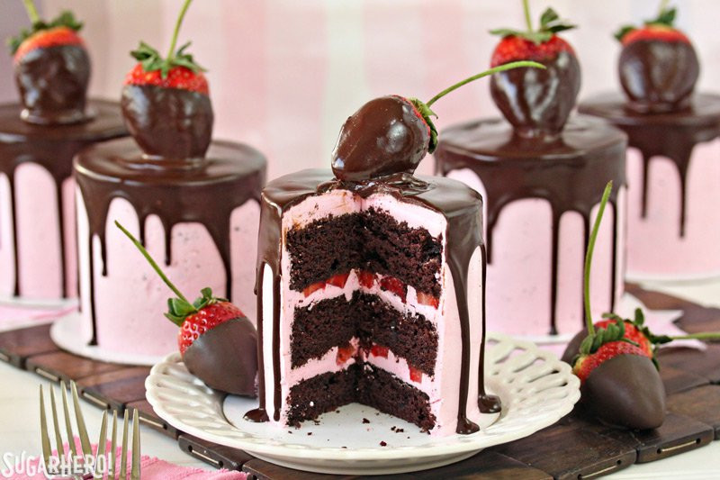 Chocolate Covered Strawberry Wedding Cakes
 Chocolate Covered Strawberry Cakes SugarHero