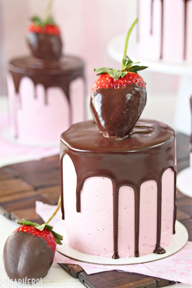 Chocolate Covered Strawberry Wedding Cakes
 Chocolate Covered Strawberry Cakes SugarHero