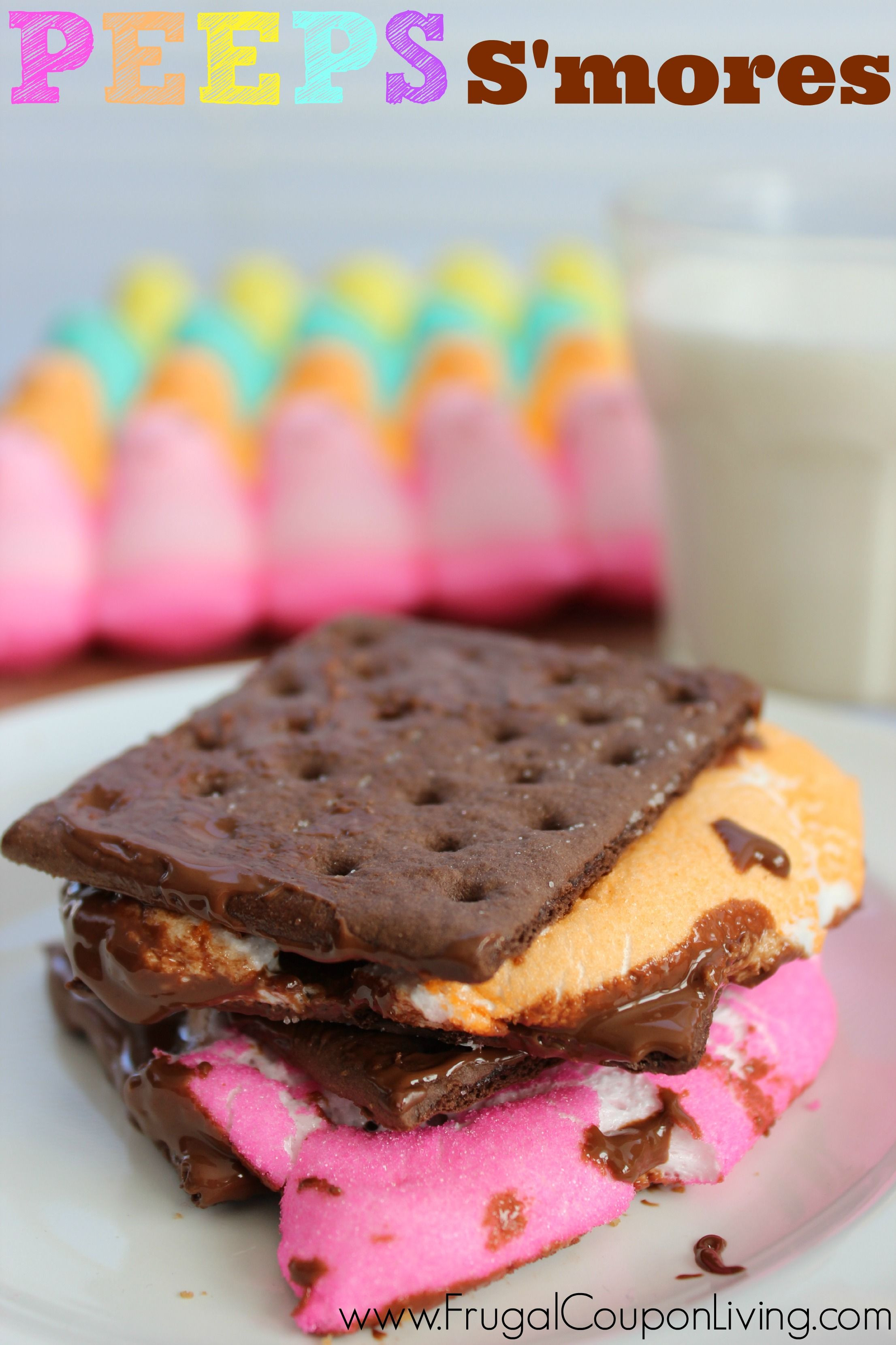 Chocolate Easter Desserts
 Peeps S Mores Recipe Chocolate Marshmallow Dessert for