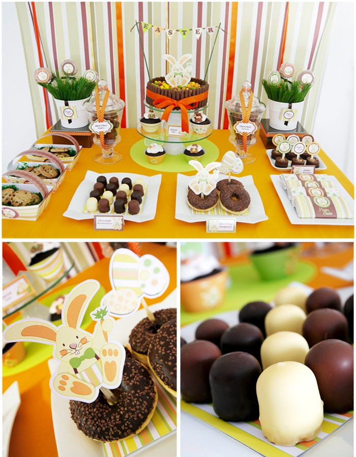 Chocolate Easter Desserts
 All Chocolate Easter Desserts Table