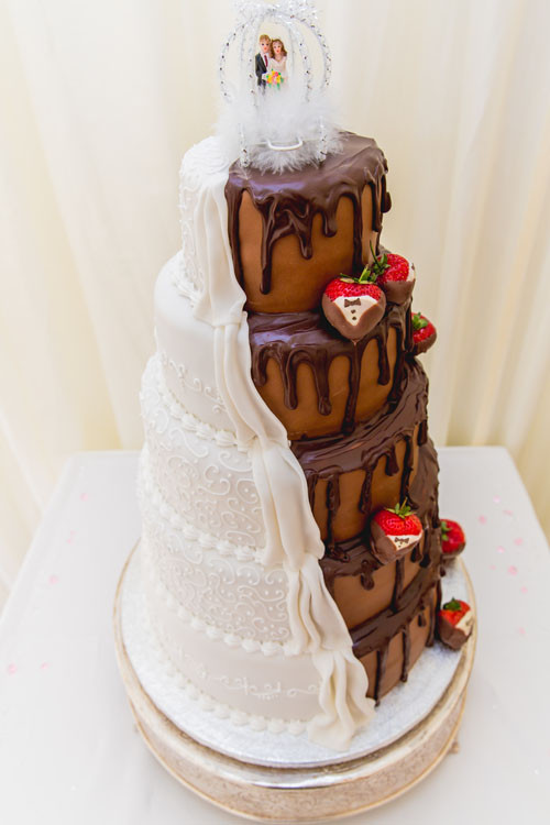 Chocolate Frosting Wedding Cakes
 4 Tiers Archives