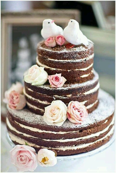 Chocolate Frosting Wedding Cakes
 chocolate wedding cake without icing day